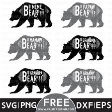 Bear Family Variety Free Svg Png Eps Dxf Download By C Design