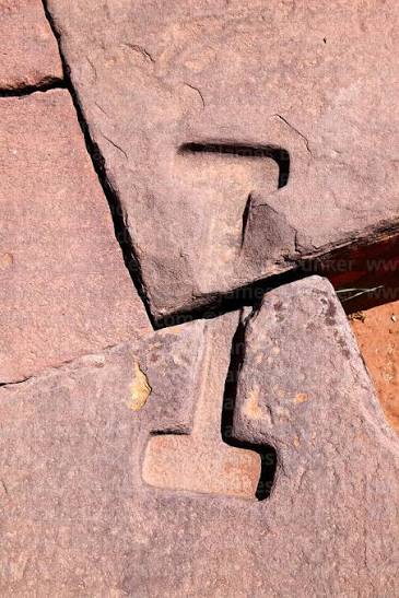 Magical Andes PH๏τography | Carved groove once occupied by metal clamp for  joining stone blocks in Puma Punku, Tiwanaku, Bolivia pH๏τograph