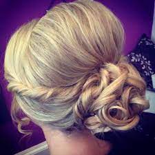 Curled Updo Blonde Chignon Coils Sidebun Hairup By Citybrides Edinburgh Scotland Hair And Makeup Artist Wedding Hairstyles Hair Styles