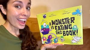 👹 A Monster is Eating this Book! by Karen Kilpatrick Storytime #preschool  #readaloud
