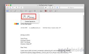 Software for electronic signature pads using mac or apple products. How To Add Your Signature To Digital Forms And Documents In Macos Appleinsider