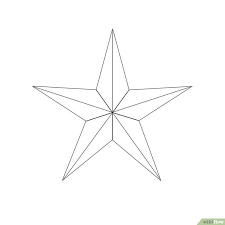 How To Draw A Nautical Star 6 Steps With Pictures Nautical Star Tattoos Nautical Star Drawing Stars