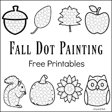 600 x 734 file type: Fall Dot Painting Free Printables The Resourceful Mama