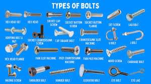 20 Different Types of Bolts and Their Uses