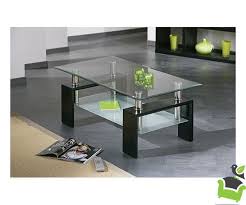Katie Rectangular Clear And Frosted Glass Coffee Table In Black Livingroom Tables Coffe Living Room Coffee Table Coffee Table Rectangular Glass Coffee Table