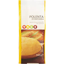 La polenta taragna è un piatto tipico della valtellina; Polenta Istantanea Gialla Vale Gr 500 Aliperme It