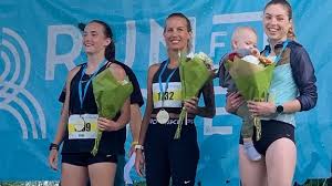 Great day of racing for the gritty gang! Big run from @surgestepper at the  @oakbayhalf Speedy runs from the ladies at the @runforwater 5k and gutsy  runs from @umbertosodarunning and @coach__ron_