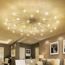 Sparkling Star Led Chanderlier Bedroom Light Fixtures Star Pendant Lighting Glass Pendant Light