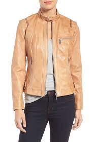 Bernardo Kirwin Leather Moto Jacket Nordstrom Leather Jackets Women Tan Leather Jackets Tan Leather Jacket Womens