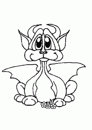 He's surrounded by stars and looking very happy as he flies through. Cute Dragons Pictures Coloring Home