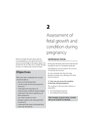 Maternal Care Assessment Of Fetal Growth And Condition