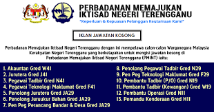 Jawatan kosong terkini kerajaan 2021 (kementerian kesihatan malaysia) kelayakan pt3 / pmr pembantu perawatan kesihatan, gred u11 tarikh. Permohonan Jawatan Kosong Perbadanan Memajukan Iktisad Negeri Terengganu Pmint 2020