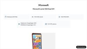 Microsoft Lumia 1330 Dual SIM Full ...