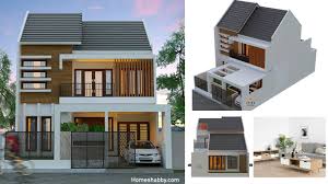 Rumah sewa tersebut mempunyai dua tingkat dan ada dua bilik tidur sahaja di bahagian tingkat atas.bilik master bed room. Desain Dan Denah Rumah 2 Lantai Dengan Luas Tanah 148 5 M2 Cocok Untuk Keluarga Besar Homeshabby Com Design Home Plans Home Decorating And Interior Design