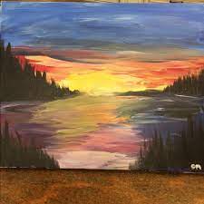 Sunset is always too beautiful too miss. Other Beautiful Sunset Watercolor Painting Poshmark