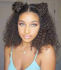 50 Best Eye Catching Long Hairstyles For Black Women Natural Hair Styles Curly Hair African American Natural Hair Bun Styles