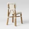 Choose your stain and fabrics for your rattan dining chairs. Canton Rattan And Woven Dining Chair White Threshold Target