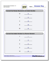 If Your Students Need Practice With Roman Numerals These Worksheets Provide A Range Of Activ Kindergarten Math Worksheets Math Worksheets Free Math Worksheets