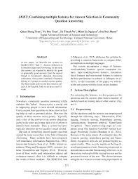 Poem recitation rules and regulations. Pdf Jaist Combining Multiple Features For Answer Selection In Community Question Answering