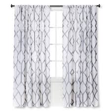 Black And White Curtains Target Threshold Metallic Curtain Panel Silver White 54x84 Panel Curtains Curtains Drapes Curtains