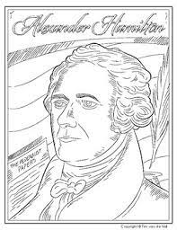 Thomas jefferson $2 bill coloring sheet. Alexander Hamilton Coloring Page Color The Famous Founding Father
