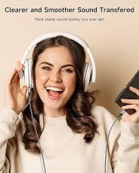 ZOOAUX USB C to 3.5mm Audio Aux Jack Cable[6.6ft], Type C Adapter to 3.5mm  Headphone Stereo Cord Car for iPhone 16 15 Pro Max 15 Pro 15 Plus, iPad  Pro, Samsung S24