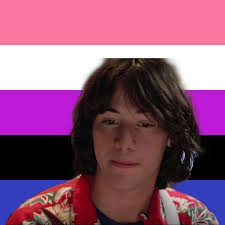 Ted Theodore Logan gender fluid pride pfp/icon