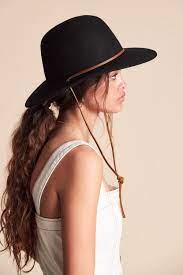 Women S Wide Brim Felt Tiller Hat Black Hat Fashion Hats For Women Caps For Women
