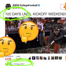 5 days first quarter moon saturday, 17th july 2021, 3:11 am. How Many Days Until College Football Starts Every Year It S Confusing Sbnation Com