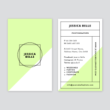 Multiple social media links, lengthy mottos or. Grid Layout Business Card Easil