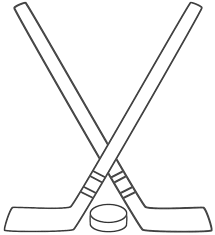 Finden sie perfekte illustrationen zum thema ice hockey stick von getty images. Hockey Sticks With A Puck Coloring Page Father S Day Hockey Stick Hockey Kids Hockey Party
