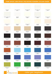 The numbers in parentheses are references to the ral color standard. Colour Selection Guide Blue Grey