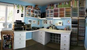 Fixer upper 's joanna gaines installed a large vintage sideboard with extra storage in this dining room and filled it with craft supplies. Create Your Unique Custom Craft Room Classy Closets Utah