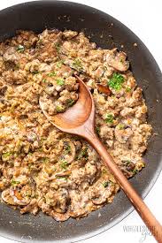 Check spelling or type a new query. Low Carb Keto Ground Beef Stroganoff Recipe 30 Min Wholesome Yum