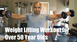 weight lifting workout for over 50 year