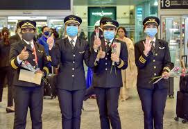 She was all over the news this january because, on 9th january 2021. Proud Yet Humbled Air India S All Women Cockpit Crew After Flying Over World S Longest Air Route