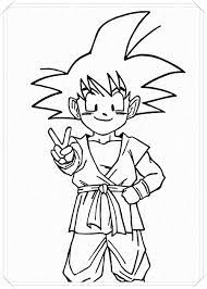 Los Mas Lindos Dibujos De Goku Para Colorear Y Pintar A Todo Color Imagenes Prontas Para Descargar E Imprimir Para Dibujo De Goku Vegeta Para Colorear Dibujos