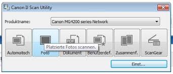 This comes up with the canon printer driver. Canon Pixma Mg 4250 Scannt Nicht Vom Gerat Ij Scan Utility Computerbase Forum