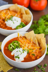 The soup is made in the slow cooker for added convenience. Slow Cooker Chicken Tortilla Soup Only 300 Calories A Bowl Wine Glue