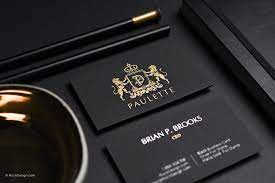 Alibaba.com offers 2,362 matte black business cards products. Black Business Card Matte Gold Stamping Elegant Classy Template Paulette Rockdesign Luxury Luxury Business Cards Classy Business Cards Black Business Card