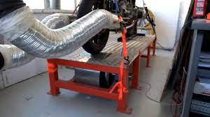 Diy Motorcycle Inertia Dyno Walk Around With Bmw Cafe Racer Youtube
