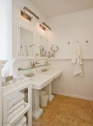 Cork Flooring In Bathroom Bathroom Contemporary With Bathroom Tile Floor Tile Eclectic Bathroom Classic Bathroom Bathroom Lighting