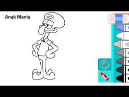 Superlengkap berbagai animasi dan gambar kartun keren hd. Belajar Mewarnai Tokoh Kartun Spongebob Bagian 4 Youtube
