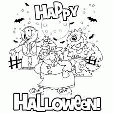 Happy Halloween Halloween Coloring Pages Halloween Coloring Pages Printable Halloween Coloring