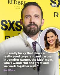 Ben Affleck has kind words for his former wife, Jennifer Garner, in a  recent profile for GQ magazine. In it, he praises her as a stable and  supportive co-parent to their three
