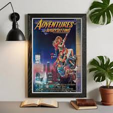Adventures in Babysitting Movie Poster, Vintage 1987 HD Canvas Print,  Unframed - Etsy