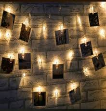 20 Led Clip Lights 9ft Length Twinkle Lights Led Picture Etsy Clip Lights Lights Fairy Lights Photos