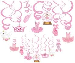 If you have an aspiring ballerina in your house, this ballerina tutu party theme. Buy Kristin Paradise 30ct Ballerina Hanging Swirl Decorations Ballet Party Supplies Ballet Dancer Birthday Theme Decor For Kids Boy Girl Baby Shower 1st Bday Favors Idea Online In Turkey B08dg66p83