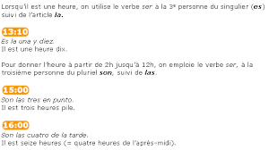 Groupe de mots qui servent d'adverbe. Apprendre A Enoncer L Heure En Langue Espagnole