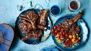 Lamb Chops Scottadito With Charred Cherry Tomatoes Recipe Lamb Chops Grilled Lamb Chop Recipes Grilled Lamb